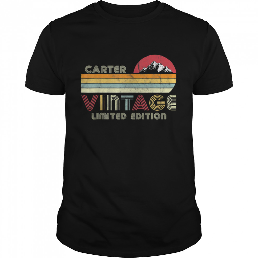 Carter  Vintage Limited Edition Birthday Outfit Shirt