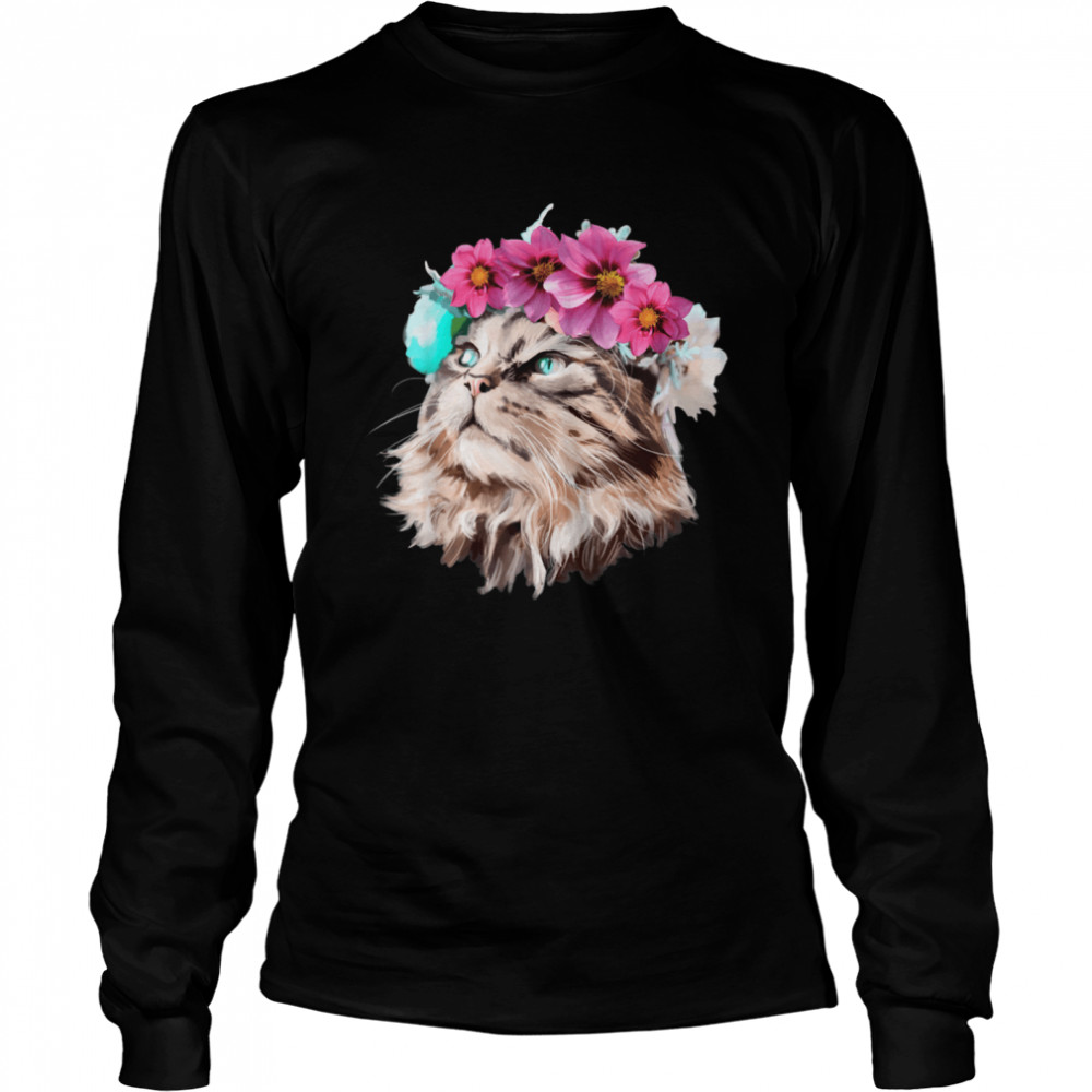 Cat  Long Sleeved T-shirt