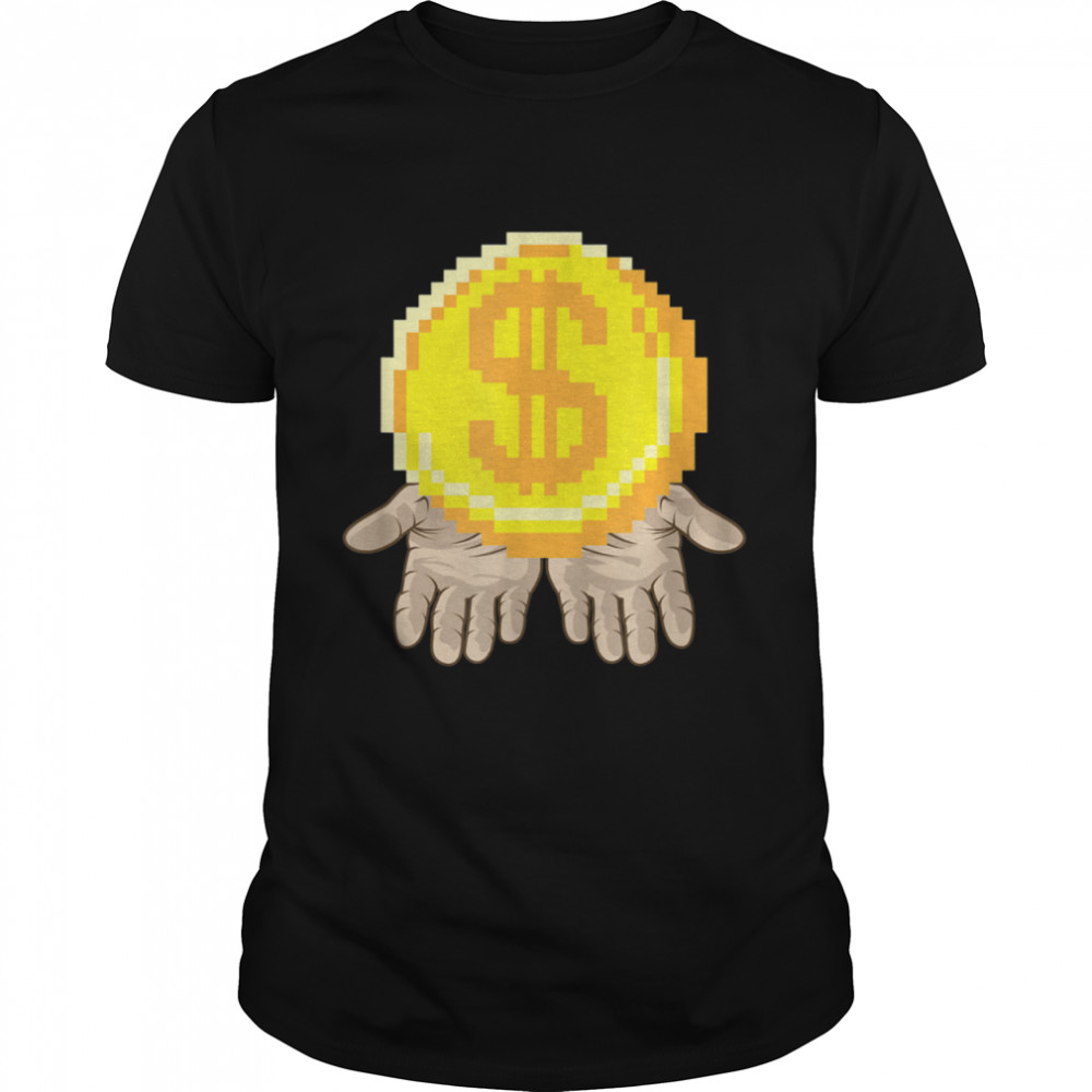 Gold Coin In Open Hands Entrepreneur Dream Shirt