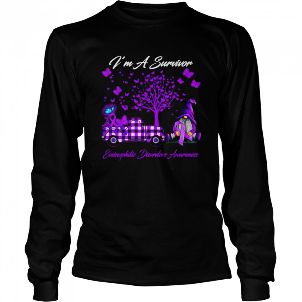 I’m A Survivor Eosinophilic Disorders Awareness Gifts  Long Sleeved T-shirt