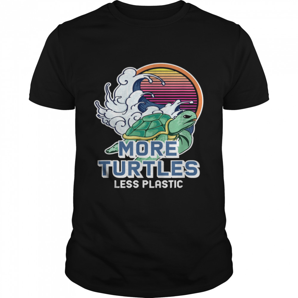 Turtle Girl Save the Turtles Earth Day Shirt