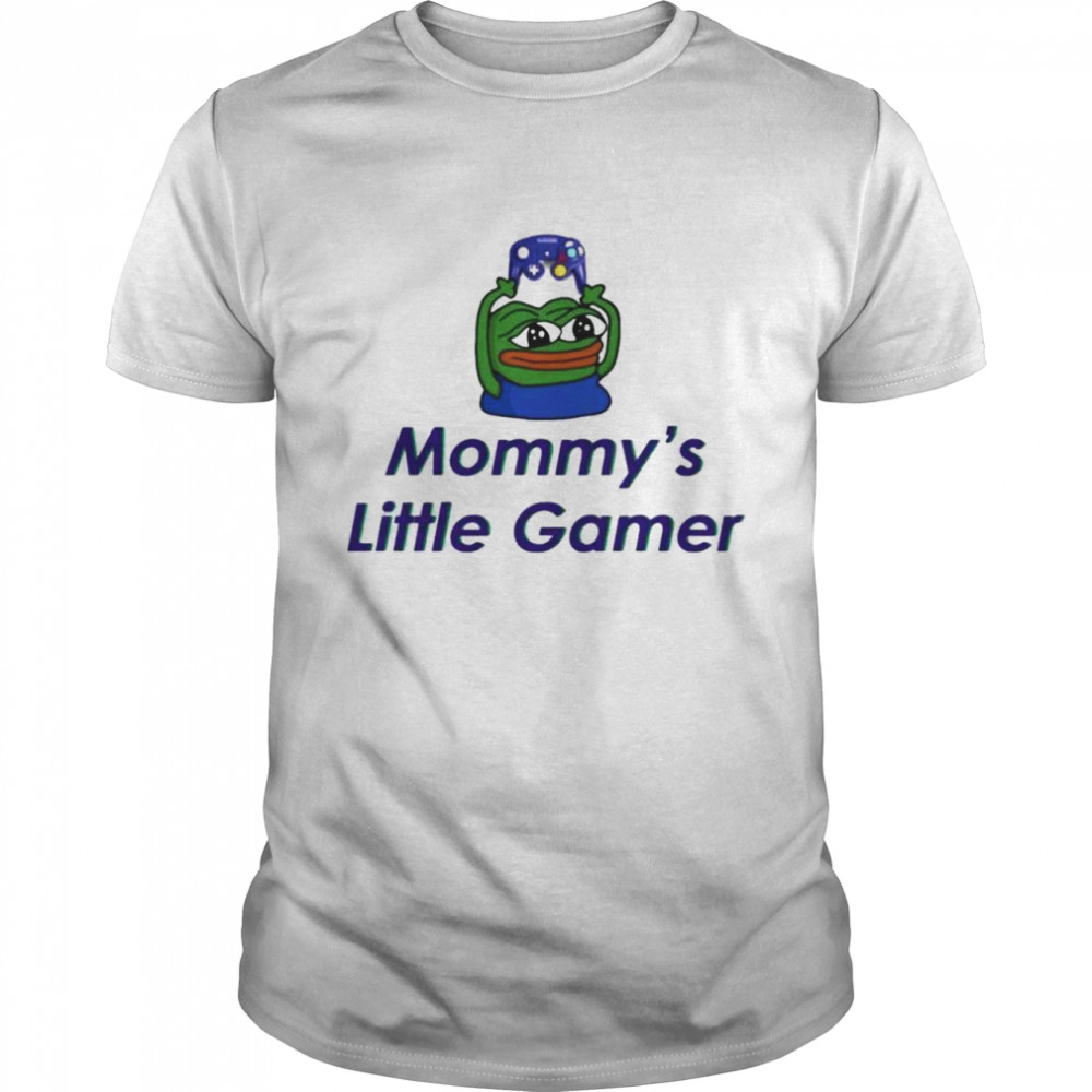 Frog pepe mommy’s little gamer shirt