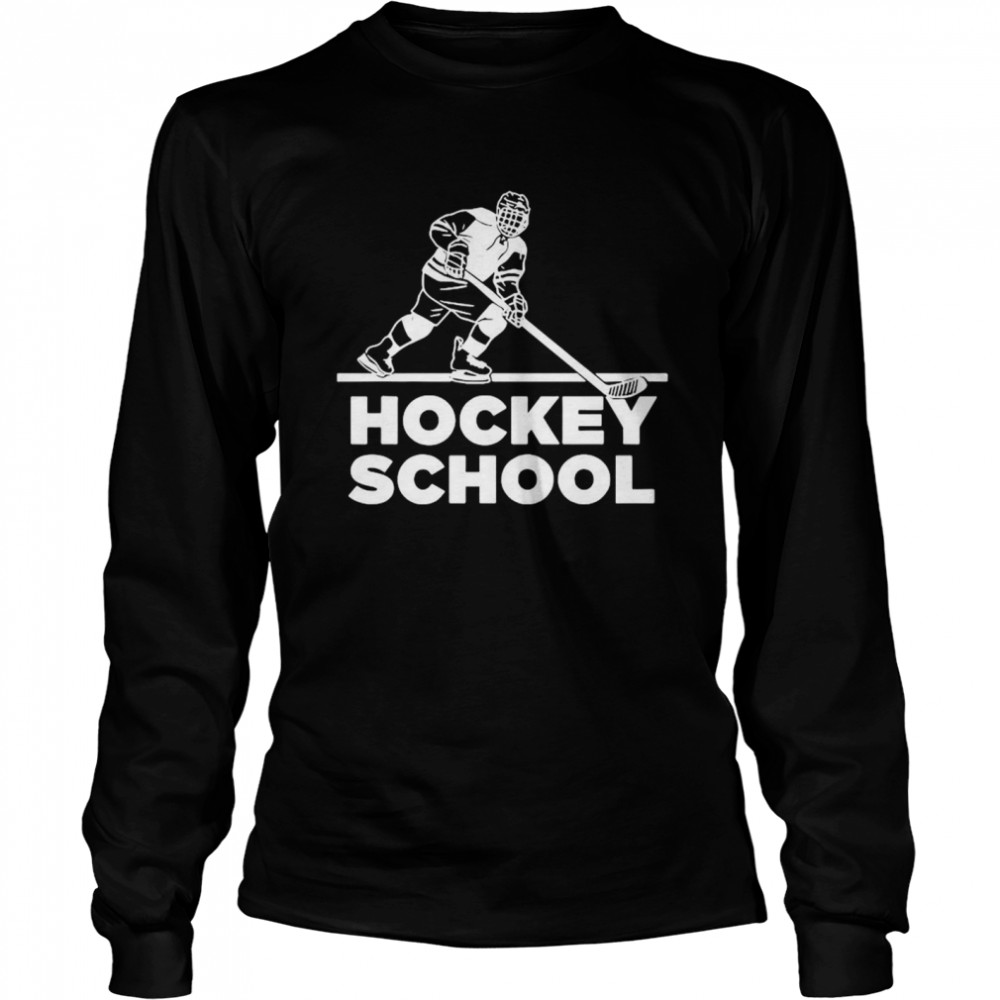 Hockey School W Tee shirt Long Sleeved T-shirt