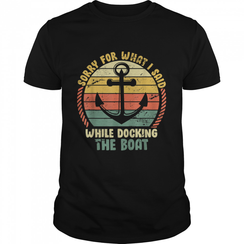 Lustiger Boot Spruch für Bootsfahrer Geschenk Vintage Shirt