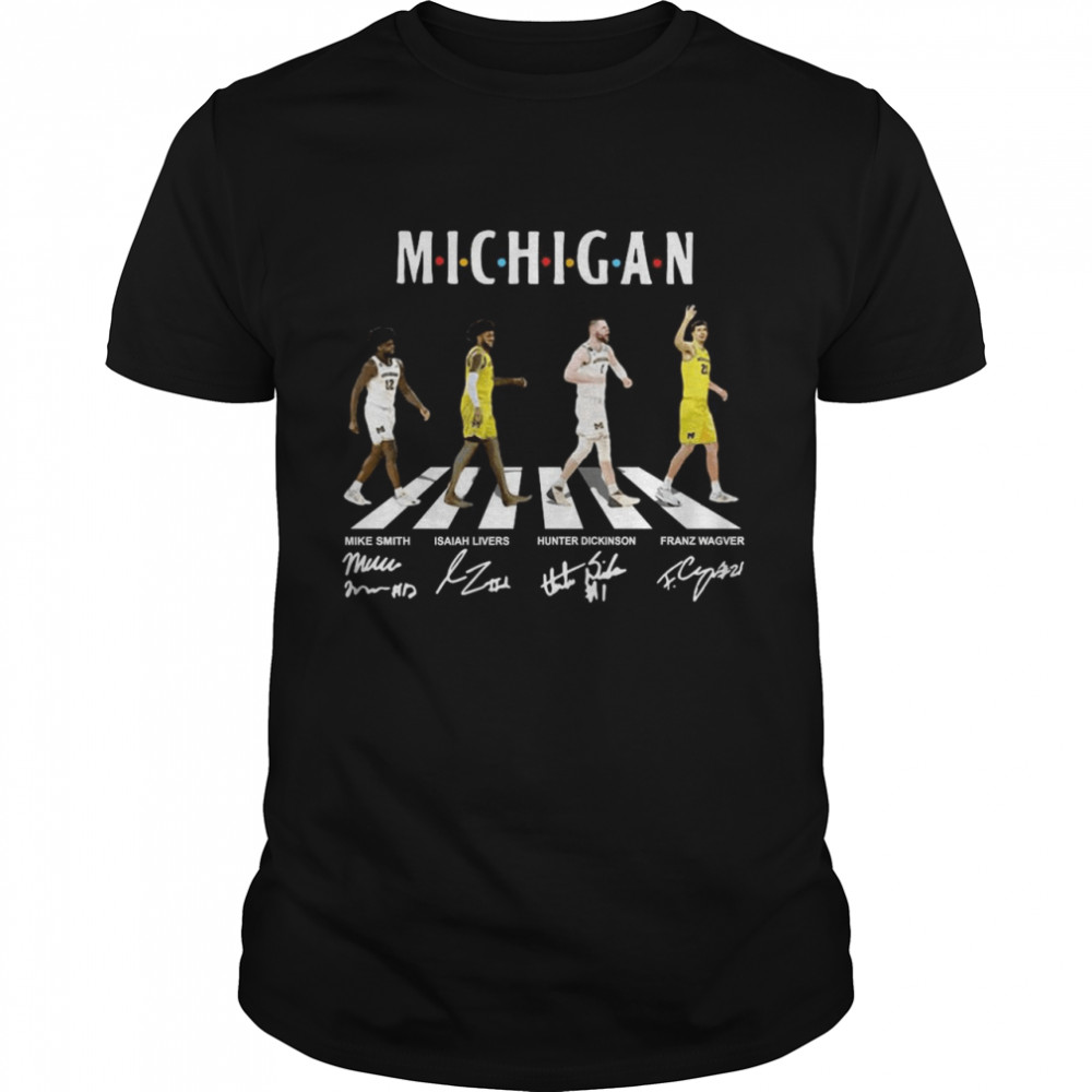 Michigan Wolverines Abbey Road Signatures shirt