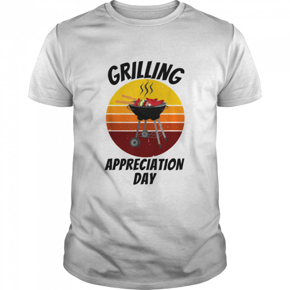 Vintage Grilling Appreciation Day BBQ Meat Shirt