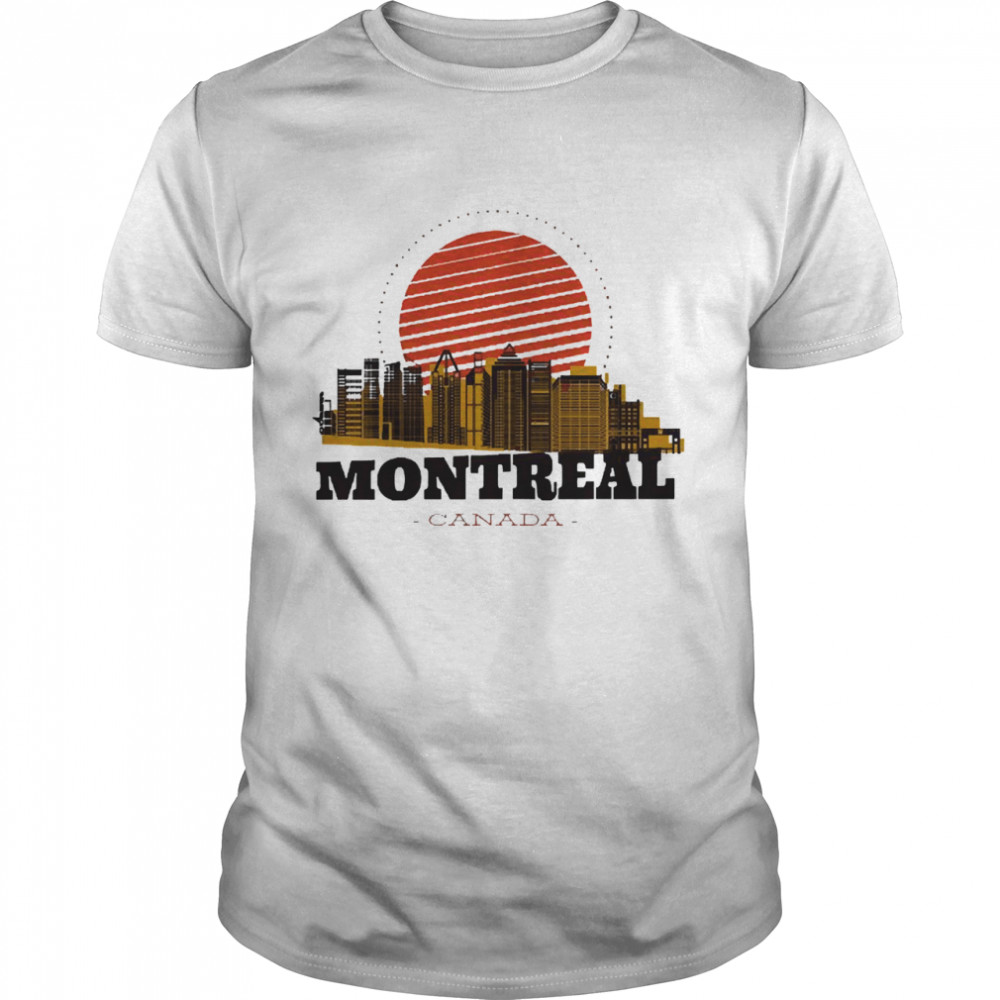 Montreal Canada Skyline shirt