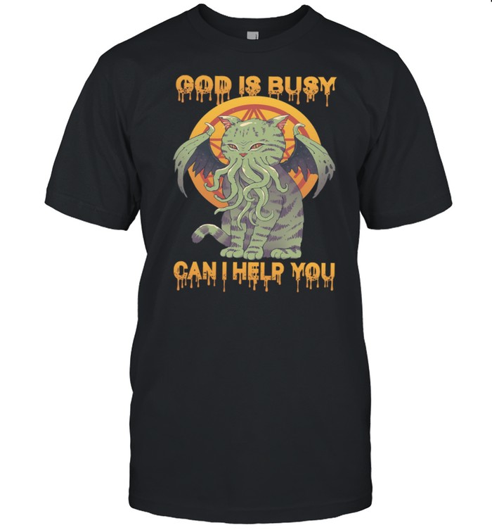 God Is Busy Can I Help You shirt Classic Men's T-shirt