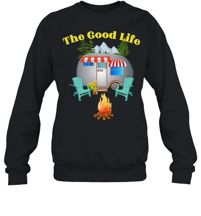 Outdoor National Parks Happy Forest Camper Camp Fire Unisex Sweatshirt