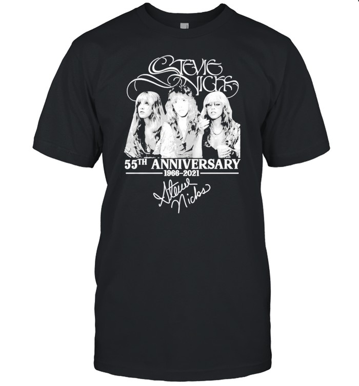 Stevie Nicks 55th anniversary 1966 2021 signature shirt