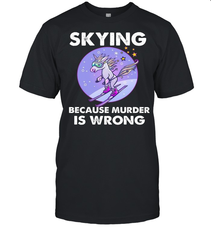 Unicorn Skiing shirt