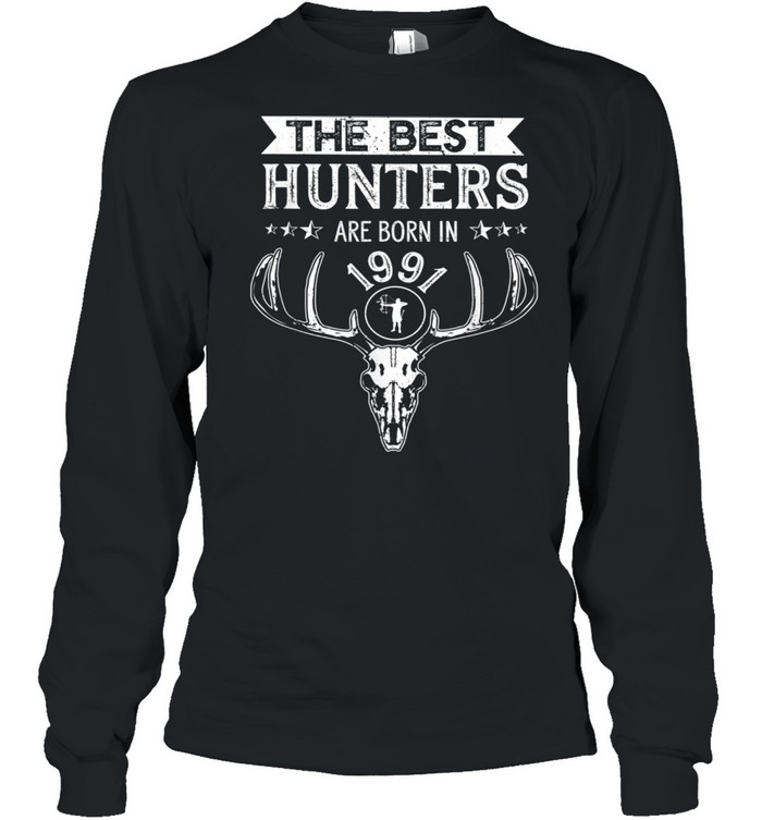 Cool 1991 Hunter Birthday Hunting 30th Birthday Bowhunting  Long Sleeved T-shirt