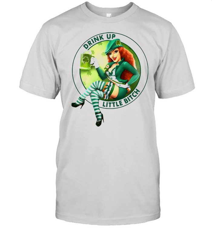 Irish Girl Drink Up Little Bitch T-shirt Classic Men's T-shirt