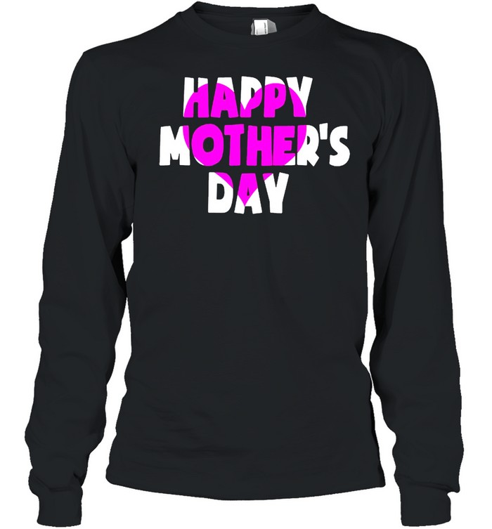 Mothers Day 2021 Heart Family Matching Mom Mommy shirt Long Sleeved T-shirt