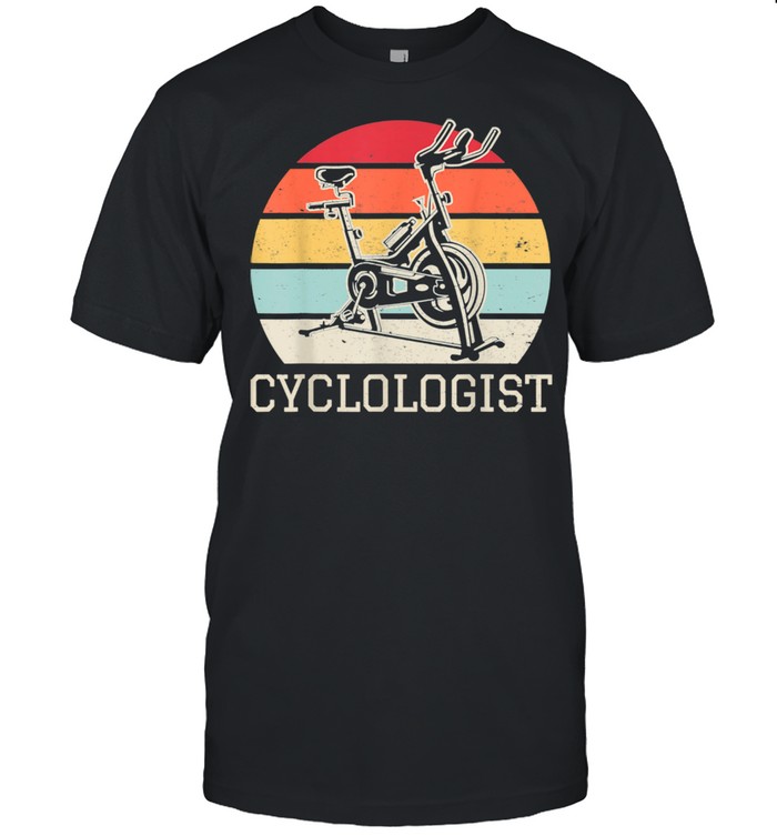 Retro Fitness Bike Home Gym Cardio Glider I Cyclologist shirt