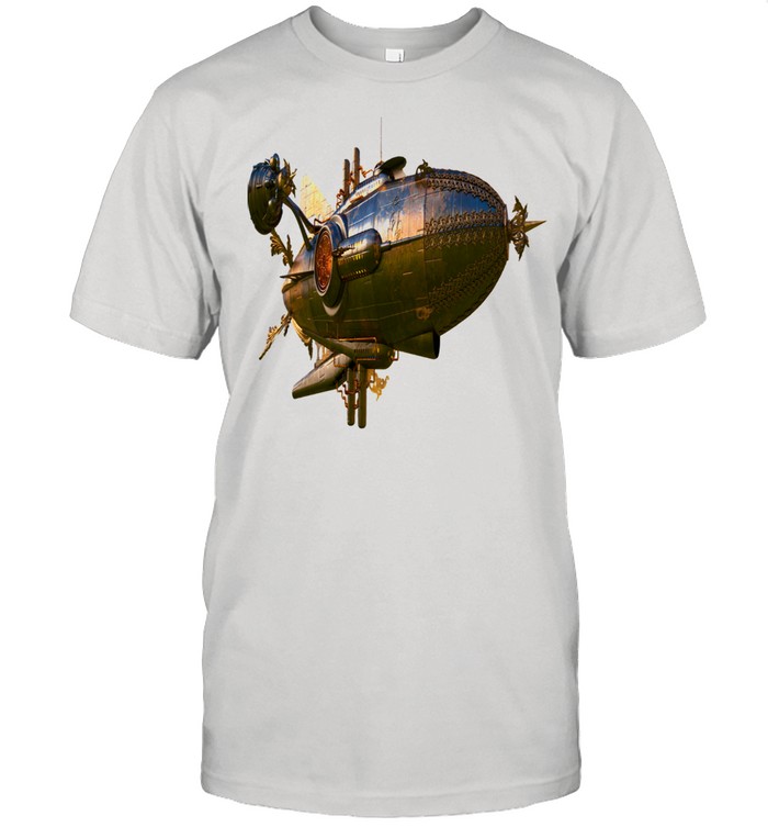 Steampunk Airship Zeppelin Retro Shirt