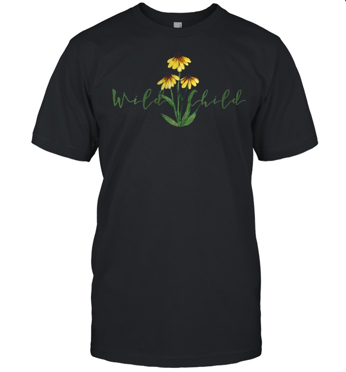 Wild Child Daisy Art  Classic Men's T-shirt