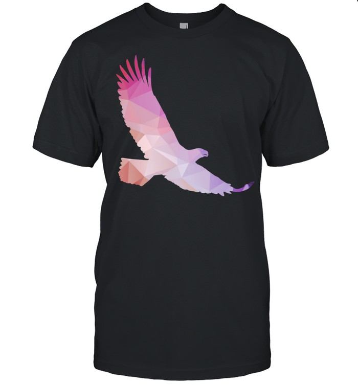 Elegant Flying Eagle Trippy Silhouette  Classic Men's T-shirt