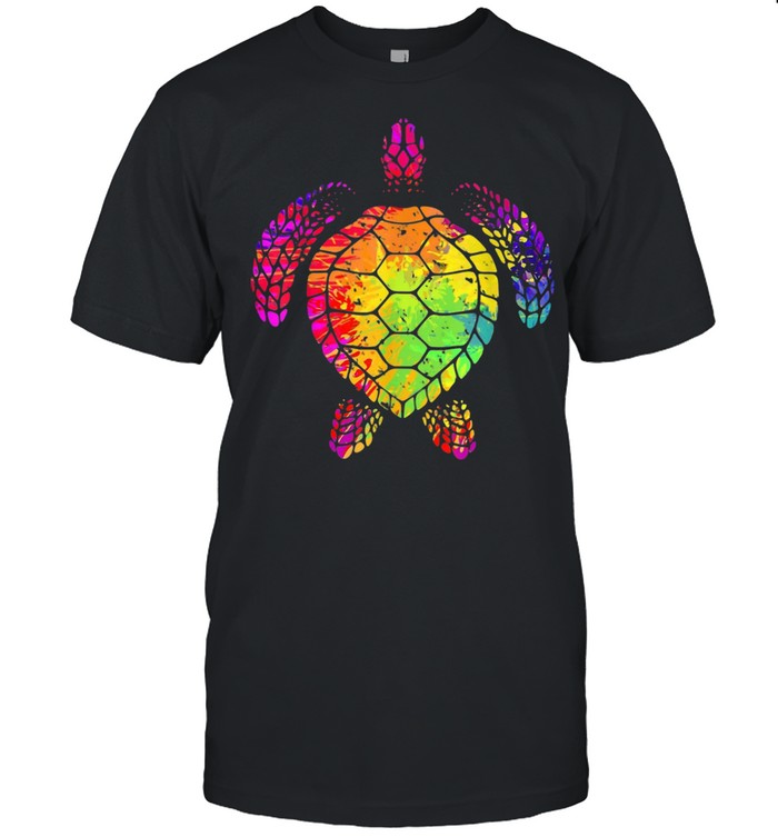 Hot Sea Turtle Rainbow Colors shirt Classic Men's T-shirt
