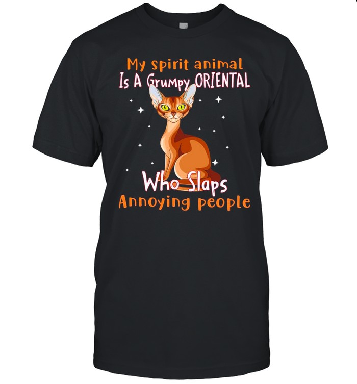 My Spirit Animal Is A Oriental Who Slaps Annoying People shirt