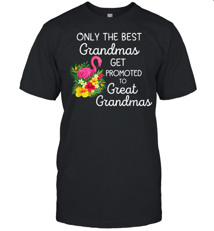 Only The Best Grandmas Get Promoted To Great Grandmas shirt Classic Men's T-shirt