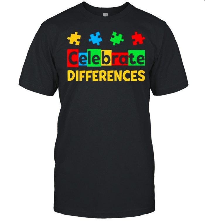 Celebrate Differences Autism Awareness shirt Classic Men's T-shirt