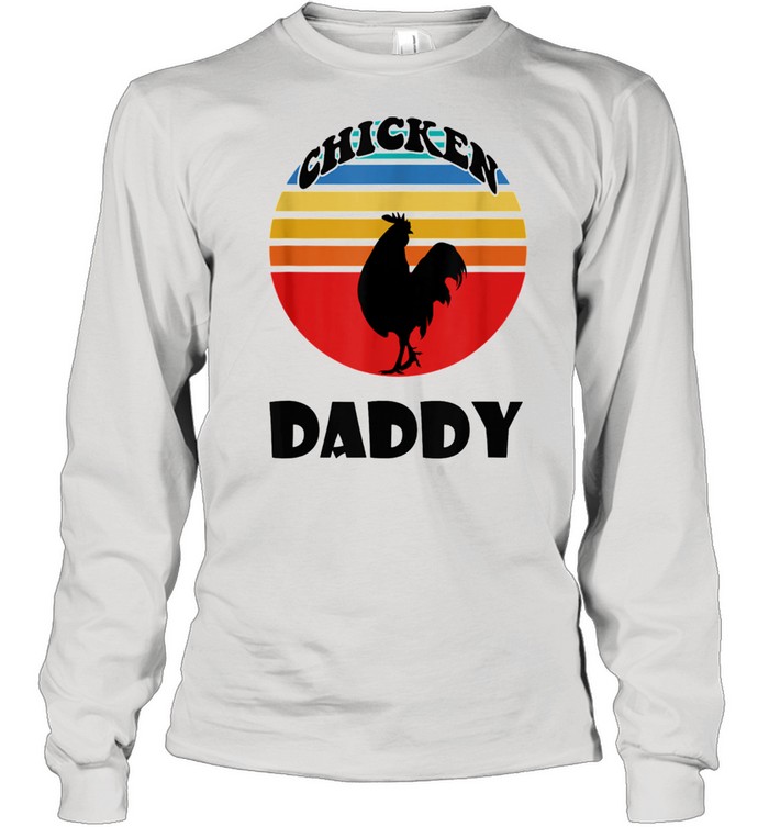 Chicken Daddy Retro Vintage Sunset Boys and  Long Sleeved T-shirt
