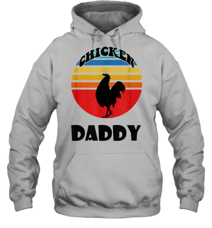 Chicken Daddy Retro Vintage Sunset Boys and  Unisex Hoodie