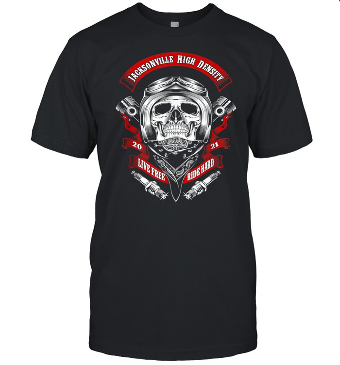 Jacksonville HighDensity Motorbike Skull Biker Helmet  Classic Men's T-shirt