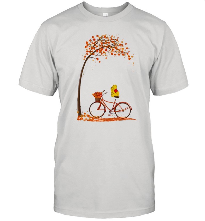 Autumn Pooh Bicycle Shirt
