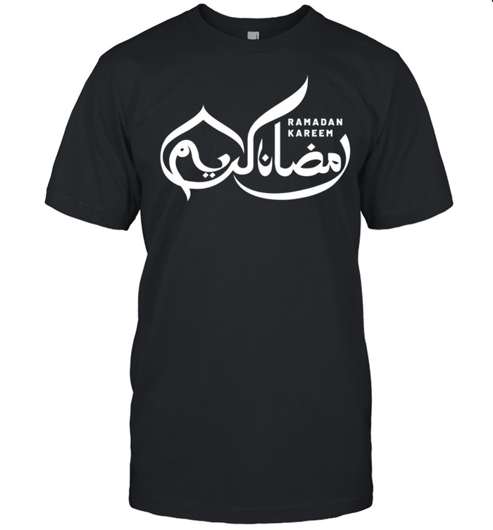 Happy Ramadan Kareem Arabic Calligraphy Ramadan Crescent Shirt