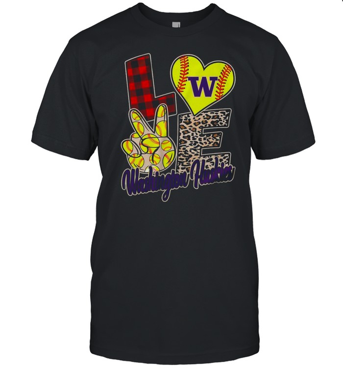 Love Washington Huskies Softball Team shirt
