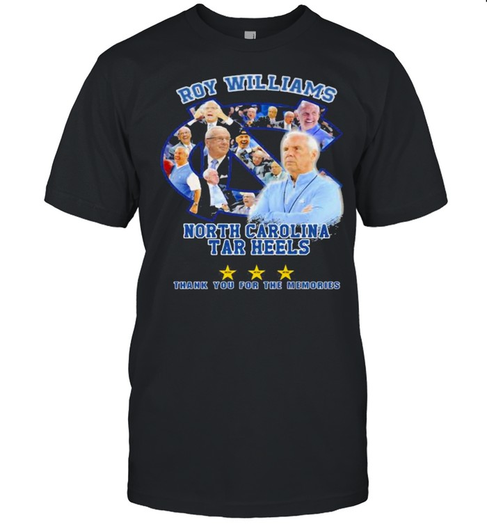Roy Williams North Carolina 2003 2021 Thank You For The Memories Signature  Classic Men's T-shirt