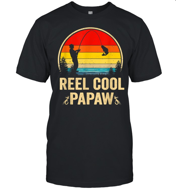 Vintage Reel Cool Papaw Fish Fishing Father’s Day Shirt