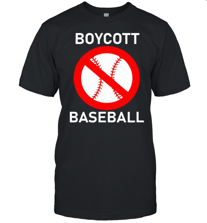 Boycott Baseball shirt