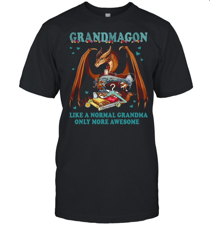Grandmagon On Like Normal Grandma Only More Awesome T-shirt Classic Men's T-shirt