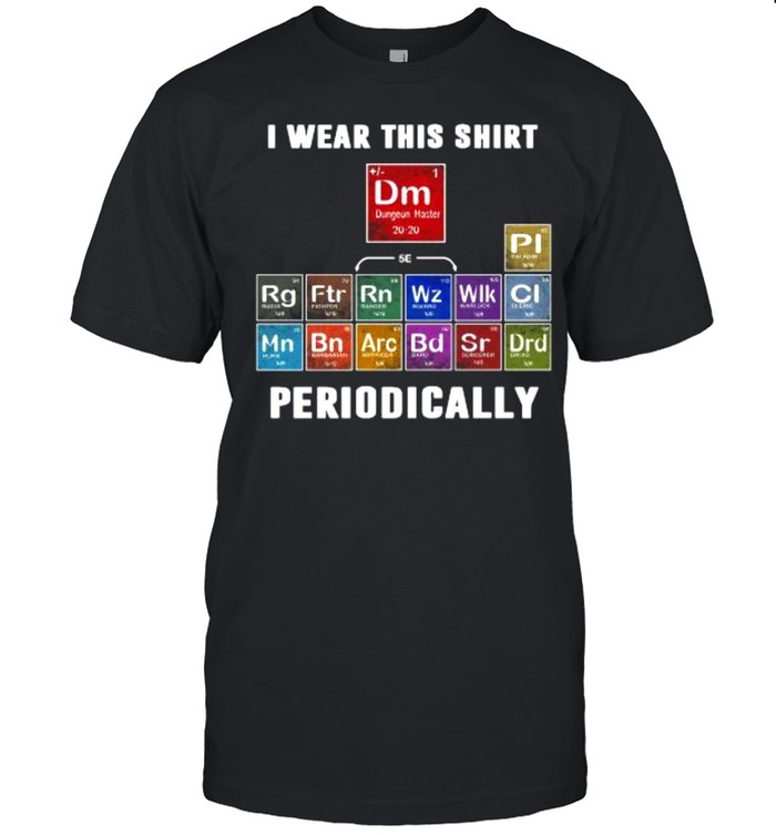 I wear this shirt periodically shirt