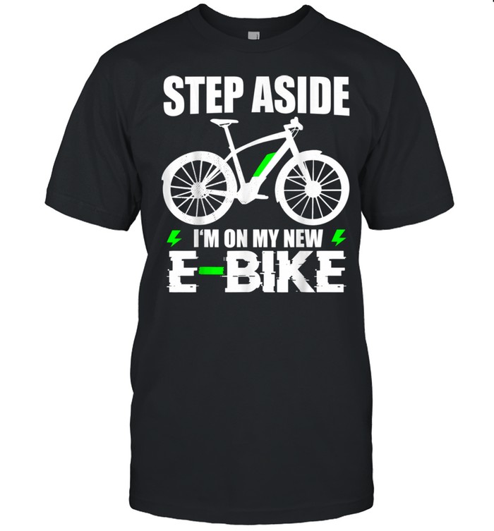 New EBike Saying Old Man Father Dad Cyclist Bicylce shirt