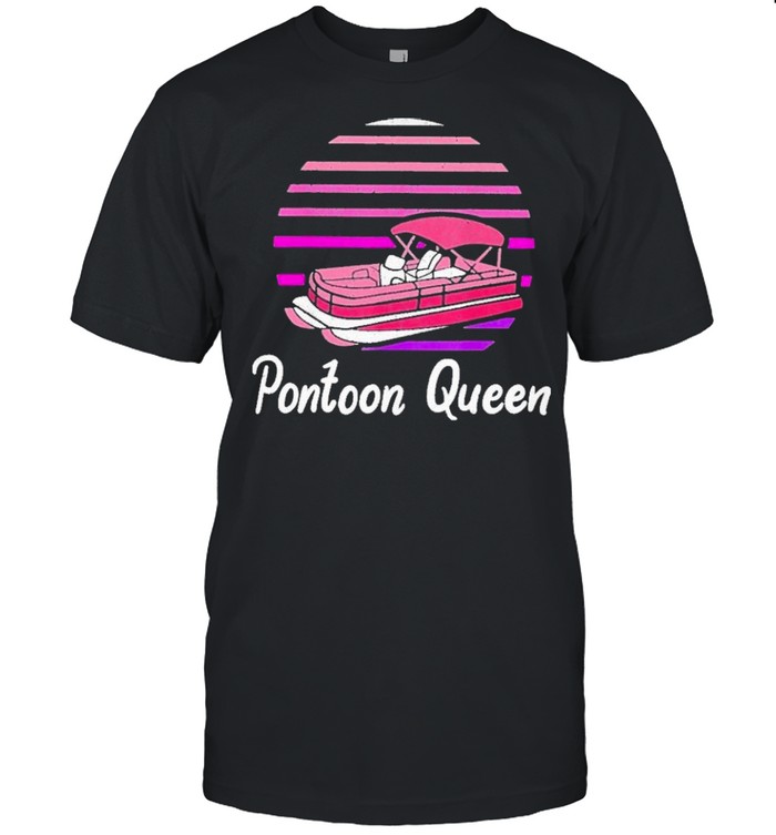 Pontoon captain boat gift vintage shirt Classic Men's T-shirt