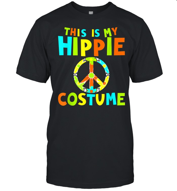 This Is My Hippie Costume Hippie Peace Sign Gypsie  Classic Men's T-shirt