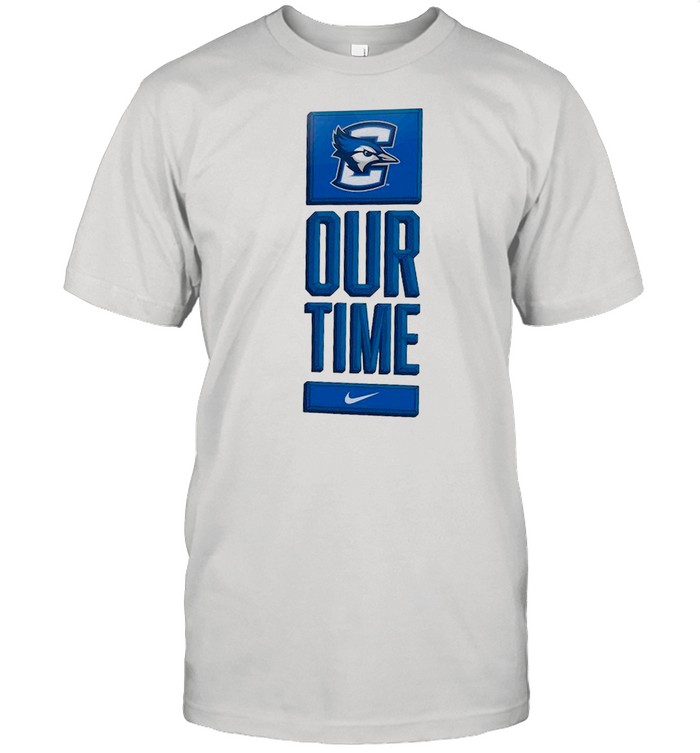 Nike Creighton Bluejays Basketball Our Time Bench Legend shirt Classic Men's T-shirt