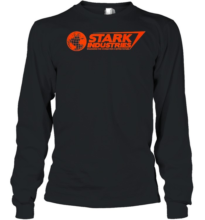 Starkin dustries changing the world for a better future shirt Long Sleeved T-shirt