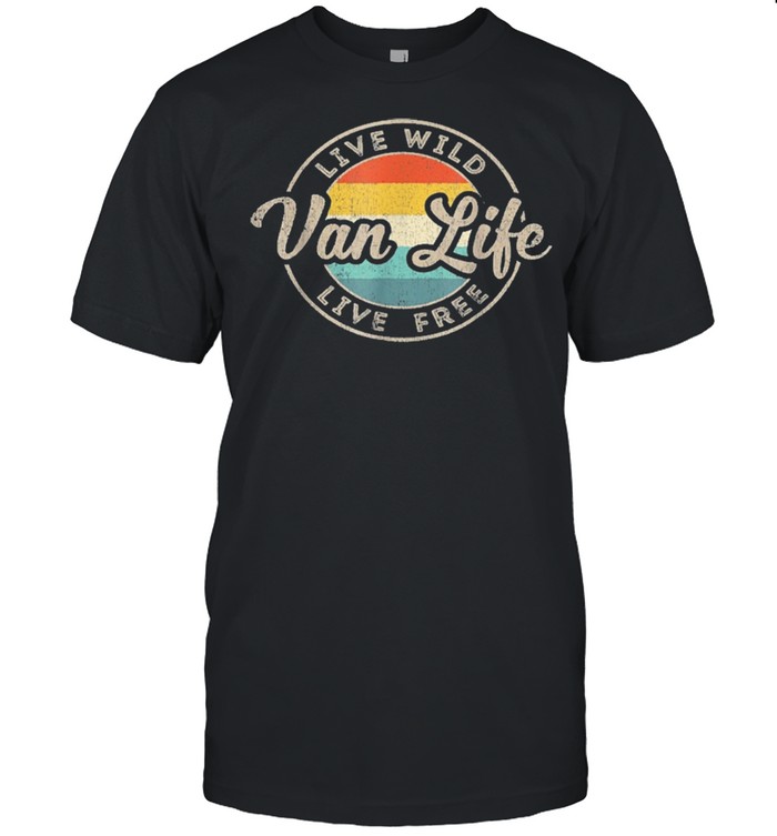 Van life clothing retro vintage van dwellers vanlife nomads shirt Classic Men's T-shirt
