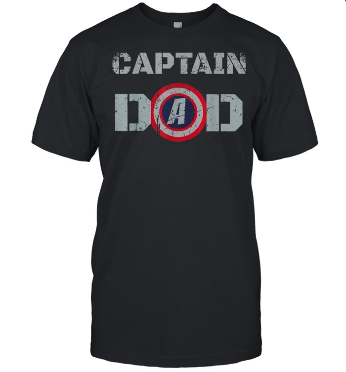 Dad Birthday Captain Dad Superhero shirt Classic Men's T-shirt