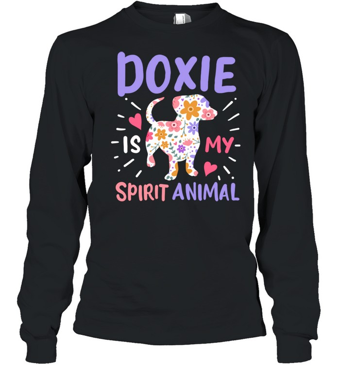 Doxie Dachshund Spirit Animal shirt Long Sleeved T-shirt