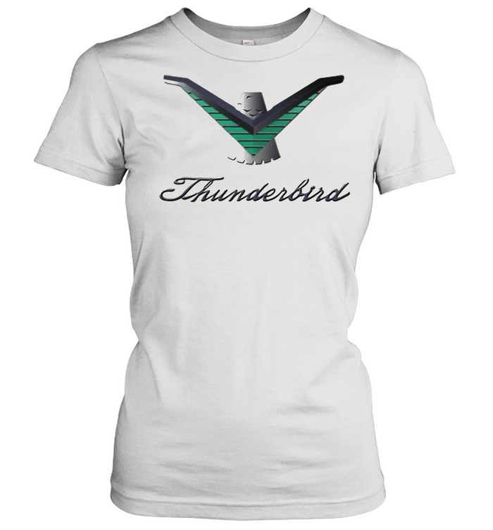 Ford Thunderbird Neon Sign Black 224  Classic Women's T-shirt