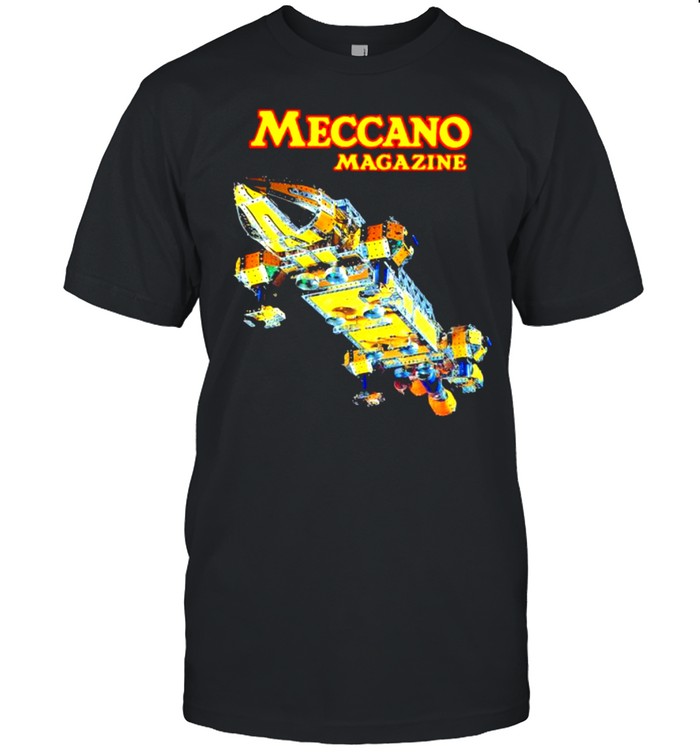 Maccano Magazine Moonbase Alpha Space 1999  Classic Men's T-shirt