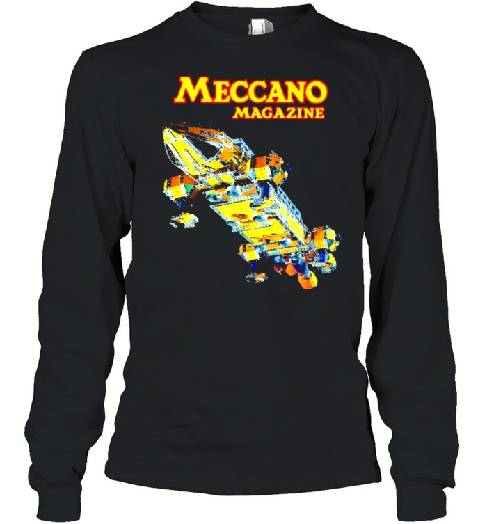 Maccano Magazine Moonbase Alpha Space 1999  Long Sleeved T-shirt