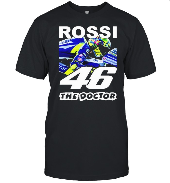 Rossi The Doctor 46 King Of The Mountain World Champion Motorcycle  Classic Men's T-shirt
