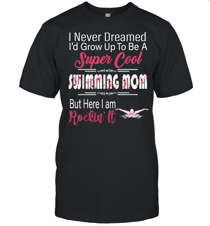 Happy Mother's Day Matching Swimming Swimming Mom shirt